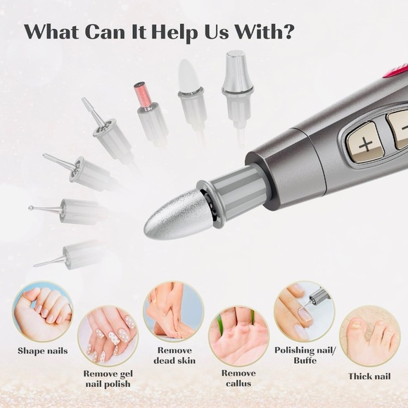 BEAUTURAL Professional Maincure / Pedicure Electric Nail Drill Set - NEW IN BOX - Picture 7 of 14